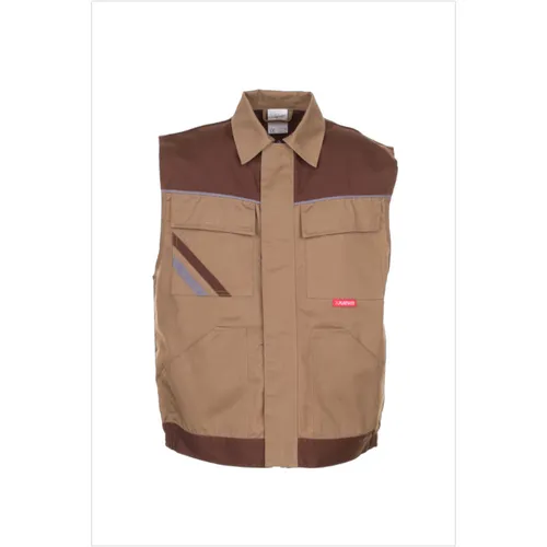 Planam  Highline Weste khaki/braun/zink Gr. XL, 2364056