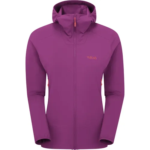 Rab Borealis Damen Softshelljacken lila Größe XS Bergsport Wasserabweisend DWR Imprägnierung