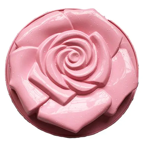 JasCherry Premium Rose Form Antihaft Silikon Backform Kuchenbackform - Kuchenform Brotbackform für Kuchen, Große Gelee, Brot, Gugelhupf, Cake #5