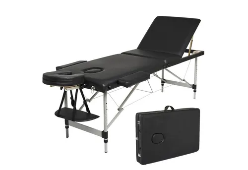 Mondeer Massageliege Massageliege, Mobile Tragbar Klappbar Massagetisch, 3 Zonen