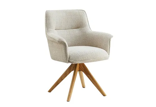 riess-ambiente Drehstuhl LE GRAND beige / natur von Riess-Ambiente