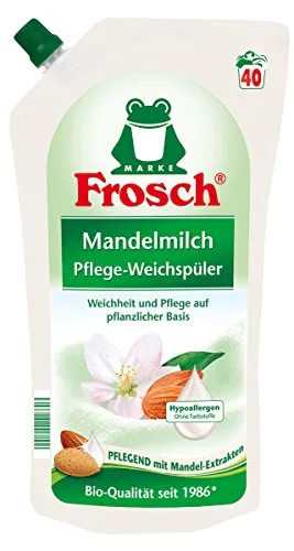 Frosch Pflege-Weichspüler Baumwollblüten 5x1000ml | Vegan & Bio