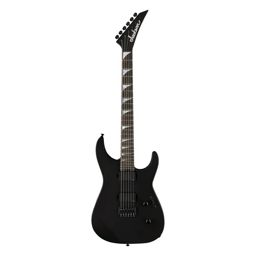 Jackson American Series SL2MG HT SBK Satin Black E-Gitarre - Gitarren - High-Performance E-Gitarre mit EMG Humbuckern für kraftvolle High-Gain-Sounds, ideal für Hardrock und Heavy Metal.