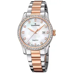 Candino C4741/1 Damenarmbanduhr in Roségold - Elegante Damenarmbanduhr von Candino mit rosegoldenem Edelstahlarmband und Saphirglas. Die analog angezeigte Uhr vereint Stil und Funktionalität – ideal für besondere Anlässe und den täglichen Gebrauch.