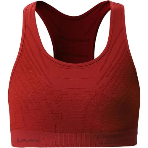 UYN Motyon 2.0 UW Sport-BH Damen - Rot, Größe XS - Funktionsunterwäsche mit hervorragendem Halt, atmungsaktiven Materialien und nahtloser Verarbeitung für maximalen Komfort beim Sport.