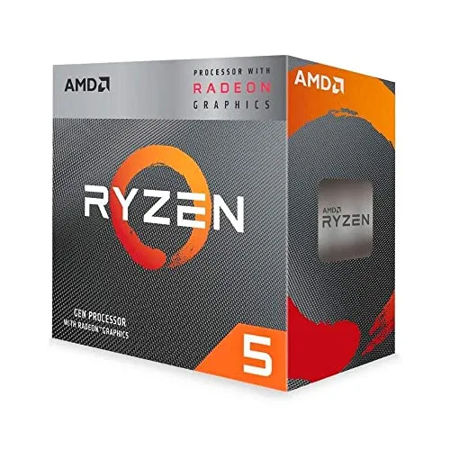 AMD Ryzen 5 4600G Prozessor - 6 Kerne, 12 Threads, 3.70-4.20GHz, ideal für Gaming und kreative Anwendungen mit integrierter Grafiklösung