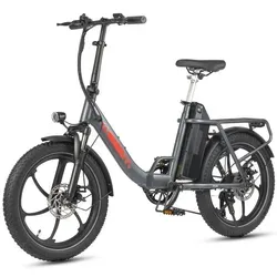 Vankel E-Bike Cityrad Mule – Faltbares Pedelec mit 960 Wh - Kompaktes E-Bike mit 960 Wh für bis zu 120 km Reichweite. Ideal für Pendler, bietet flexibles Falten und robusten Komfort mit 7-Gang Shimano-Schaltung und hydraulischen Scheibenbremsen.
