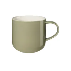 ASA SELECTION Henkelbecher Coppa Mug , grün , Maße (cm): H: 9,5 Ø: 9.2