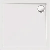 Calmwaters Quadrat-Duschwanne Modern Select 80x80 cm - Flache Duschwanne in modernem Design, ideal für kleine Badezimmer. Mit nur 2,5 cm Höhe ermöglicht sie einen bequemen Einstieg und ist aus langlebigem Acryl gefertigt, das leicht zu reinigen ist.