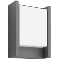 Philips Outdoor-Wandleuchte Arbour Anthrazit 2er-Set - Das Philips Arbour 2er-Set bietet moderne Wandleuchten aus robustem Aluminium mit effizienter LED-Technologie. Ideal für Eingänge und Terrassen, sorgt die IP44-Zertifizierung für zuverlässigen Spritzwasserschutz.