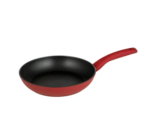 Michelino Bratpfanne Nora - Ø28 cm, Induktionsgeeignet, mit Antihaftbeschichtung in Rot - Pfannen für gesundes Braten, ideal für alle Herdarten inklusive Induktion. Die langlebige Antihaftbeschichtung sorgt für fettfreies Kochen und einfache Reinigung.