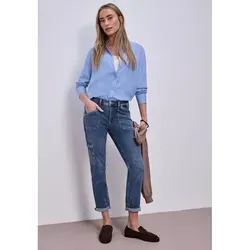 CECIL Loose-fit-Jeans blau 32