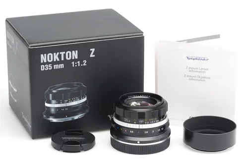 Voigtländer Nokton D35mm f1,2 für Nikon Z-Mount - Kamera- & Video-Objektive, hervorragendes Standardobjektiv mit beeindruckend großer Blendenöffnung für kreative Fotografie.