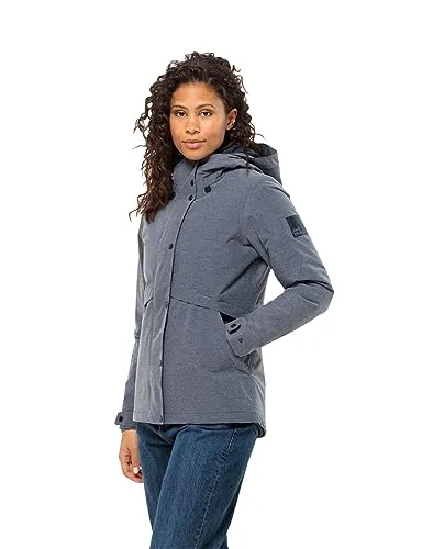 Jack Wolfskin Damen Snowy Park JKT W Jacket, Nachtblau, XS - Funktionsjacke mit 120g Kunstfaserfüllung, wetterfest, wind- und wasserabweisend, ideal für Outdoor-Aktivitäten bei jedem Wetter.