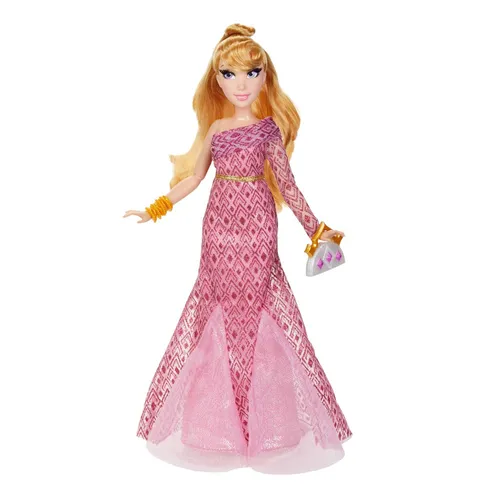 Disney Prinzessin Style Serie, Aurora Modepuppe, modernes Abendkleid mit Ohrring