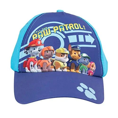 United Labels Paw Patrol Cap für Kinder, Call the, Blau, Basecap verstellbar, Kappe für Jungen und Mädchen
