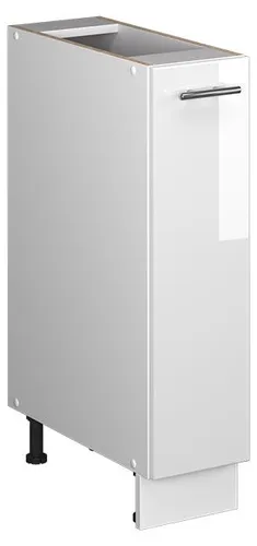 Vicco Apothekerschrank Fame-Line, Weiß Hochglanz, 20 cm in weiß von Vicco