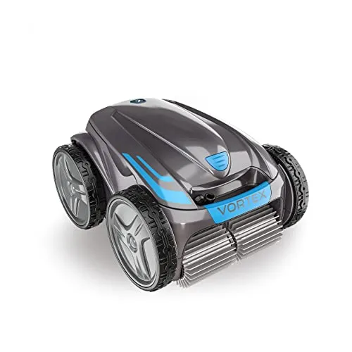 Zodiac Vortex 4WD Poolroboter OV 5300 SW - Automatischer Poolreiniger für Pools bis 12x6 m, reinigt Boden, Wände und Wasserlinie mit kraftvoller Zyklontechnologie und 18 m Swivel Kabel.