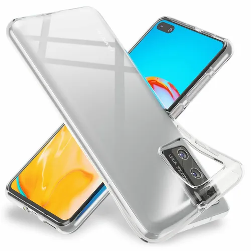 Für Huawei P40 - Klare Handy Hülle Durchsichtig Slim Silikon Case Schutz Cover