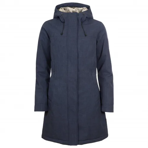 ELKLINE Damen Wintermantel Apres Ski 2019052 in bluelmelange, Größe 44 - Funktionsjacke für Damen, wasserdicht und winddicht mit 10.000 mm Wassersäule, ideal für kalte Tage und Outdoor-Aktivitäten, taillierter Schnitt für optimale Passform.