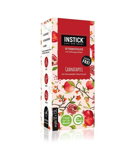 INSTICK Granatapfel 12-er Packung (12 x 1,5 L) von INSTICK