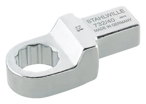 Stahlwille Einsteck-Ringschlüssel 14 mm 14 x 18 mm - 732/40 14 - Drehmoment-Schlüssel, präzise und langlebig für professionelle Anwendungen in Werkstätten.