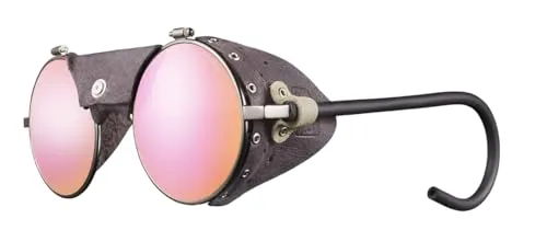Julbo Vermont Classic Spectron 3 Brille – Herren Gletscherbrille - Sportbrillen mit legendärem Design und seitlichen Lederteilen für optimalen Schutz bei extremen Wetterbedingungen