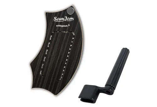 Schlagwerk SamJam Guitar Snare HC - Cajon Snaredrum für Akustik-Gitarre, leicht anzubringen und bietet anpassbaren Snaresound für klangliche Vielfalt. Inklusive Metall-Aufbewahrungsbox.