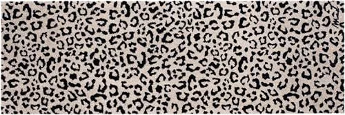 Mad about Mats Fußmatte für Innen, Animal Print Leopardenmuster geeignet als Türvorleger, Küchenteppich Badvorleger, passender Läufer Leoparden Design, Indoor, rutschfest und waschbar 50 x 150 cm