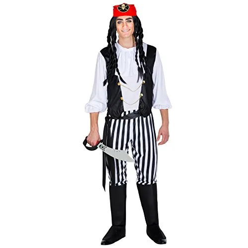 tectake® Herrenkostüm Pirat Captain Rauhbein