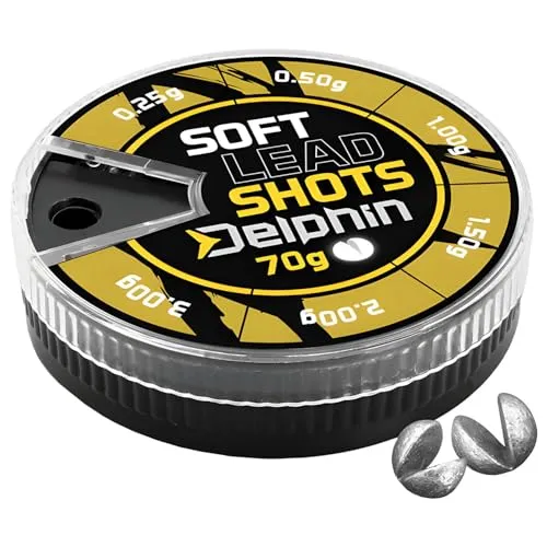 Delphin Softblei Schrotblei-Dose 70g 0,1-2g