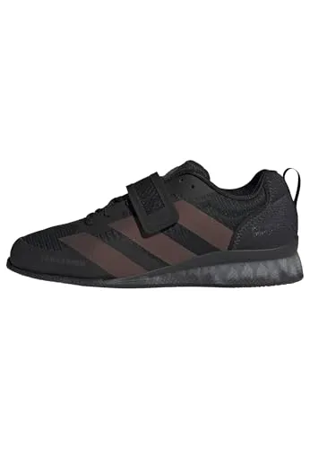 adidas Adipower Weightlifting III Gewichtheberschuhe für Herren – Schwarz/Carbon, Größe 42 (8,5) - Maximale Stabilität beim Gewichtheben! Der adidas Adipower Weightlifting III bietet einen sicheren Sitz durch Riemen und Schnürsenkel sowie eine bequeme Haltung dank des erhöhten Fersenbereichs.