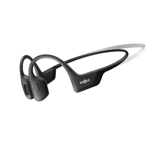 Shokz Openrun Pro Mini Schwarz - Bone-Conduction Kopfhörer für Kinder, kraftvoller Bass und Schnellladefunktion für 1,5 Stunden Nutzung nach nur 5 Minuten Ladezeit