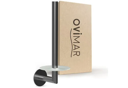Toilettenpapierhalter Grau von ovimar