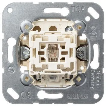 Jung 506-20KOU Wipp-Kontrollschalter in silber von Jung