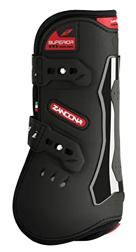 Zandonà E2130 Superior AIR Tendon Protection The Horse Gaiter, Unisex, Superior Air Tendon, schwarz