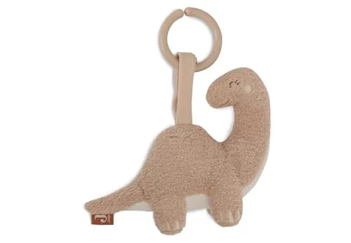 Jollein Babyspielzug Roarsome - Zum Aufhängen - Kinderwagen Spielzeug - Babyschale Spielzeug - Kinderwagen Zubehör - Dinos und Blatt