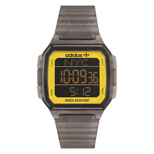 Adidas Originals Digital One Gmt Grau Unisex Armbanduhr AOST22554