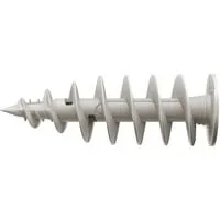 Fischer Dübel 570349 FID II Plus - Dämmstoffdübel 25 x 80mm, flexibler Einsatz ohne Vorbohren und für alle Dämmstoffarten geeignet, 25 Stück
