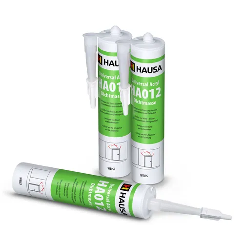 Maleracryl HA012 Acryl Dichtstoff Bauacryl Fugendicht Dichtmasse Hausa 3x310ml