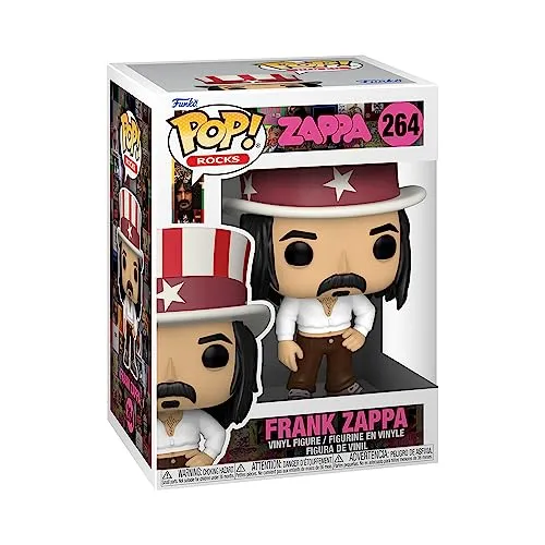 Funko Pop! Rocks: Frank Zappa - Vinyl-Sammelfigur - Geschenkidee - Offizielle Handelswaren - Spielzeug Für Kinder und Erwachsene - Music Fans - Modellfigur Für Sammler und Display