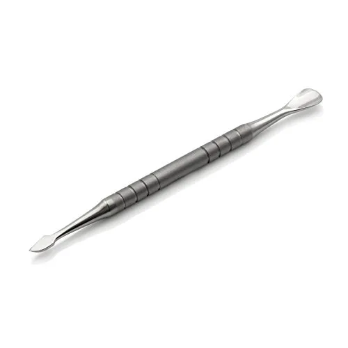 HK Manicure by Hans Kniebes – Maniküre-Doppelinstrument - 2 in 1 Nagelhautschieber und Nagelmesser – rostfreier Edelstahl