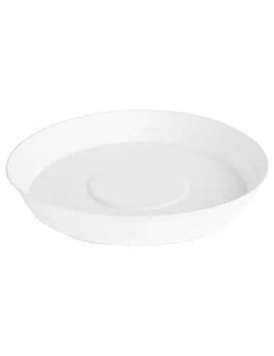 Garronda Untersetzer Blumentopf aus Kunststoff 1 Stück oder 3er Pack Plastik Pflanztopf Pflanzen Untersetzer rund für Pflanztöpfe GD-0023 (Weiß, ⌀ 20cm H 3,5cm)
