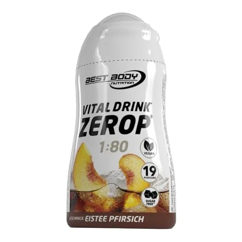 Vital Drink Zerop - Eistee Pfirsich - 48 ml Squeeze Flasche