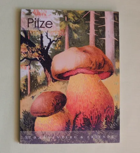 1x Postkartenbuch verschiedene Pilze 15 verschiedene Motive Postkarten Natur Her