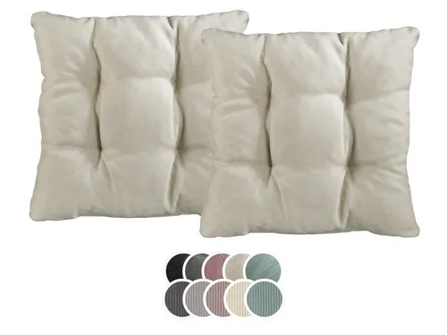 XDREAM Stuhlkissen Sitzkissen Set (2er & 4er) für Stühle und Bänke, robuste Polsterauflage für indoor und outdoor, 38x38x6 cm