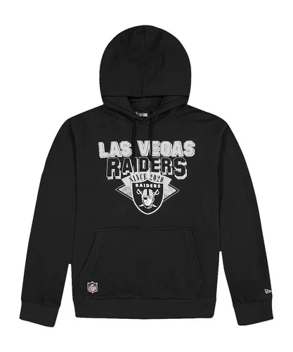 New Era Sweatshirt New Era Las Vegas Raiders Logo Hoody Baumwolle