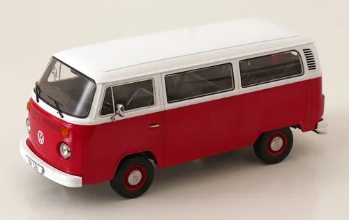 KKScale VW T2b Kombi rot/weiß 1/18