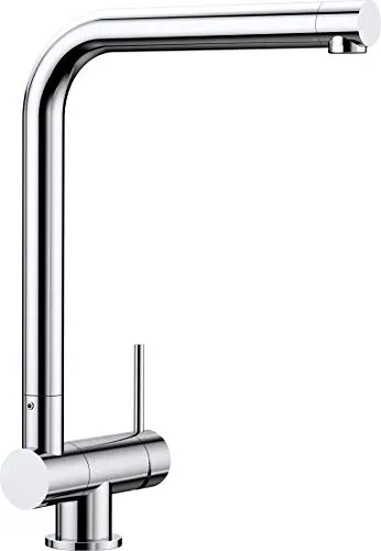 BLANCO LARESSA-F Küchenarmatur - Hochdruck Fensterarmatur in chrom, ermöglicht barrierefreies Öffnen des Fensters hinter der Spüle und sorgt für gesicherte Wasserqualität.