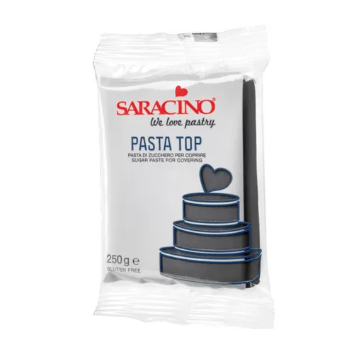 Black Top Paste Zuckerpaste 250g - Saracino von Saracino